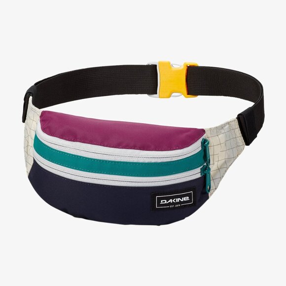 Dakine Classic Hip Pack in Multicolor Retro Checkered Pattern Fanny Bum Bag - Picture 1 of 14